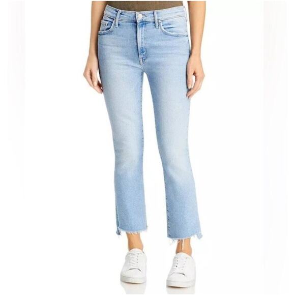 Mother Jeans Womens 29 Insider Crop Step Fray Limited Edition Designer USA Flaw - Picture 1 of 14